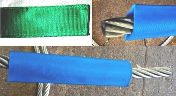 wear sleeves for slings and wire rope